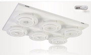 Biały Plafon LED RING 105cm 104Watt P200