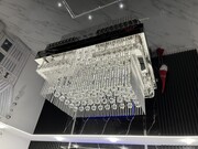 Plafon kryształowy z pilotem 80x60cm 64Watt K200