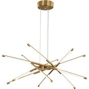Złota lampa wisząca 80cm 60Watt L149 Złota lampa wisząca 80cm nad stół