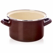 Garnek emaliowany indukcja na indukcję gaz BROWN 18 cm 2L ORION 113331