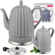 Czajnik elektryczny bezprzewodowy ceramiczny 1.5L szary KAMILLE