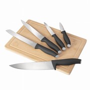 Zestaw noży z deską do krojenia 6-ele BERLINGER HAUS Antracit BH-2961