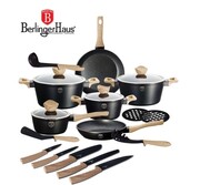 Zestaw garnków BERLINGER HAUS Ebony Maple Wood 20 ele. BH-1536-09