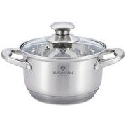 Garnek stalowy z pokrywką 22cm 4.3L Satyna BLAUMANN Gourmet Line BL-3457