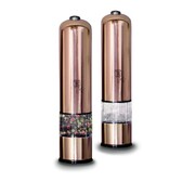 Zestaw 2 młynków elektrycznych do pieprzu i soli BERLINGER HAUS Rosegold BH-1905