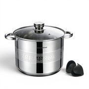 Garnek stalowy gastronomiczny gastro duży 26CM 11.1L indukcja MASTERPAN MP-5146
