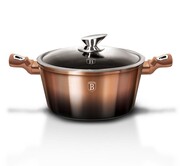 Garnek z powłoką granitową 2.5L 20cm BERLINGER HAUS Rosegold noir BH-1894