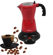 Kawiarka elektryczna kafeterka espresso czerwona ROSSNER TW4420R