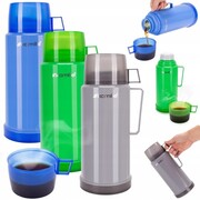 Termos bidon butelka kubek termiczny na kawę szklany wkład 1000ml KAMILLE KM-2072