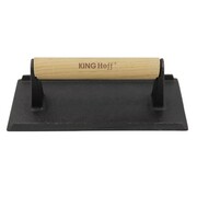 Praska żeliwna do mięsa burgerów 21 x 10,8cm KINGHOFF KH-1758