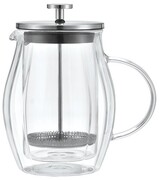 Zaparzacz do kawy/herbaty 0,60L French Press srebrny KLAUSBERG KB-7683