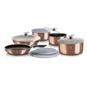 Zestaw garnków tytanowych 12 elementów BERLINGER HAUS Rose Gold BH-1591