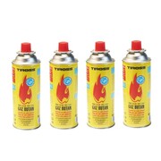 4 x Nabój gazowy gaz kartusz do kuchenki turystycznej palnika przeciwybuchowy system crv 227g typ msf-1a TIROSS TS-700B-4