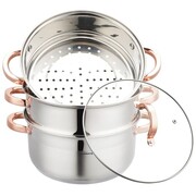 Zestaw garnków do gotowania na parze 24cm 4 ele. Parowar KLAUSBERG KB-7735