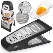 Tarka kuchenna do warzyw ziemniaków sera owoców stalowa z pojemnikiem 24cm ORION 144808