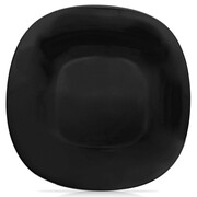 Talerz deserowy szklany czarny LUNA 20.5x20.5x1.8cm ORION 129549