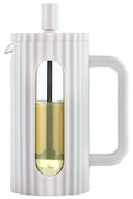 Zaparzacz do herbaty kawy szklany French Press 350 ml kremowy KLAUSBERG KB-7743