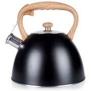 Czajnik z gwizdkiem stalowy na gaz indukcja czarny matowy 3L VILDE 111923