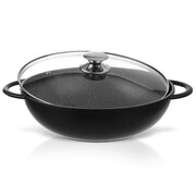 Wok granitowy 32cm z pokrywką ORION grande 112979
