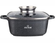 Garnek z powłoką marmurową 6.5L 28cm brytfanna ZILNER ZL-7003 / 9012