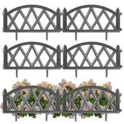 Płotek ogrodowy grafitowy 50x30cm 6 szt. VILDE 351006-G