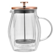 Zaparzacz do kawy/herbaty 0,60L French Press różowe złoto KLAUSBERG KB-7722