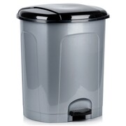 Kosz na śmieci z pedałem plastikowy szary łazienkowy do kuchni 50L ORION 731382