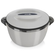 Termos obiadowy stalowy termomisa na zupę lody duży szary TERMO 3,5L ORION 128524