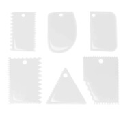 Zestaw szpatuł cukierniczych szpatułka cukiernicza 6-ele różne kształty BRUNBESTE BB-3192