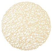 Podkładka na stół gumowa złota okrągła 39cm ORION 710835