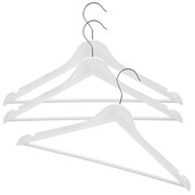 Wieszaki na ubrania białe obrotowe 42.5x24cm 3 sztuki ORION 830749