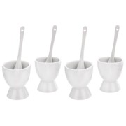 Zestaw kieliszków do jajek + łyżeczki 8-ele EXCELLENT HOUSEWARE 121704
