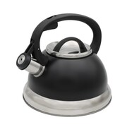 Czajnik stalowy z gwizdkiem tradycyjny na indukcję gaz 2.5L czarny BRUNBESTE BB-2273