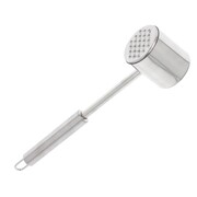 Tłuczek młotek do mięsa kotletów DUŻY metalowy srebrny BRUNBESTE BB-3336
