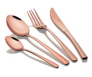 Komplet sztućców 24-ele. Błyszczące BERLINGER HAUS Rosegold BH-2355
