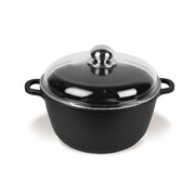 Garnek z pokrywką szklaną 24cm 4.0L MAESTRO MR-4624C