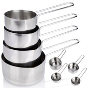 Miarki kuchenne stalowe zestaw miarek kuchennych 4-ele EXCELLENT HOUSEWARE 120511