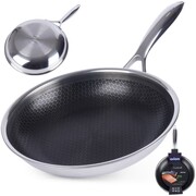 Patelnia stalowa ze stali nierdzewnej NON-STICK indukcja COOKCELL 24 cm ORION 112980