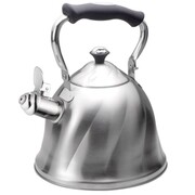 Czajnik stalowy z gwizdkiem na gaz indukcję 3.0L srebrny MAESTRO MR-1305