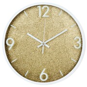 Zegar ścienny na ścianę złoty biały 29.5cm VILDE 568130