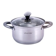 Garnek ze stali 2.0L z pokrywką indukcja na gaz KAMILLE KM-4921