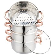 Zestaw garnków do gotowania na parze 20cm 5 ele. Parowar KLAUSBERG KB-7730
