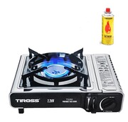 Kuchenka turystyczna gazowa jednopalnikowa + nabój gazowy x1 TIROSS 2.2kw TS-265-g1