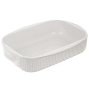 Naczynie żaroodporne porcelanowe białe 24x17x5cm 1L ORION 129806