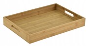 Taca bambusowa tacka śniadaniowa deska do Serwowania Podawania 40x30x4,5cm KRISBERG KS-2685