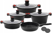 Zestaw garnkow marmurowych 11 ele. ZILNER ZL-8511