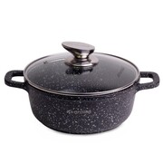 Garnek marmurowy z pokrywką 2.3L indukcja na gaz KAMILLE KM-4404