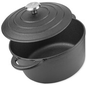 Garnek żeliwny ciężki żeliwo 24cm ROSSNER Z12G