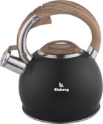 Czajnik stalowy z gwizdkiem tradycyjny indukcja czarny mat 2.5L BLUBERG BBG-2802-BK