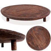 Deska do serwowania drewniana na nóżkach 37 cm VILDE 139193